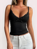 Lace Detail V-Neck Cami 