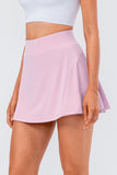 High Waist Pleated Active Skirt 