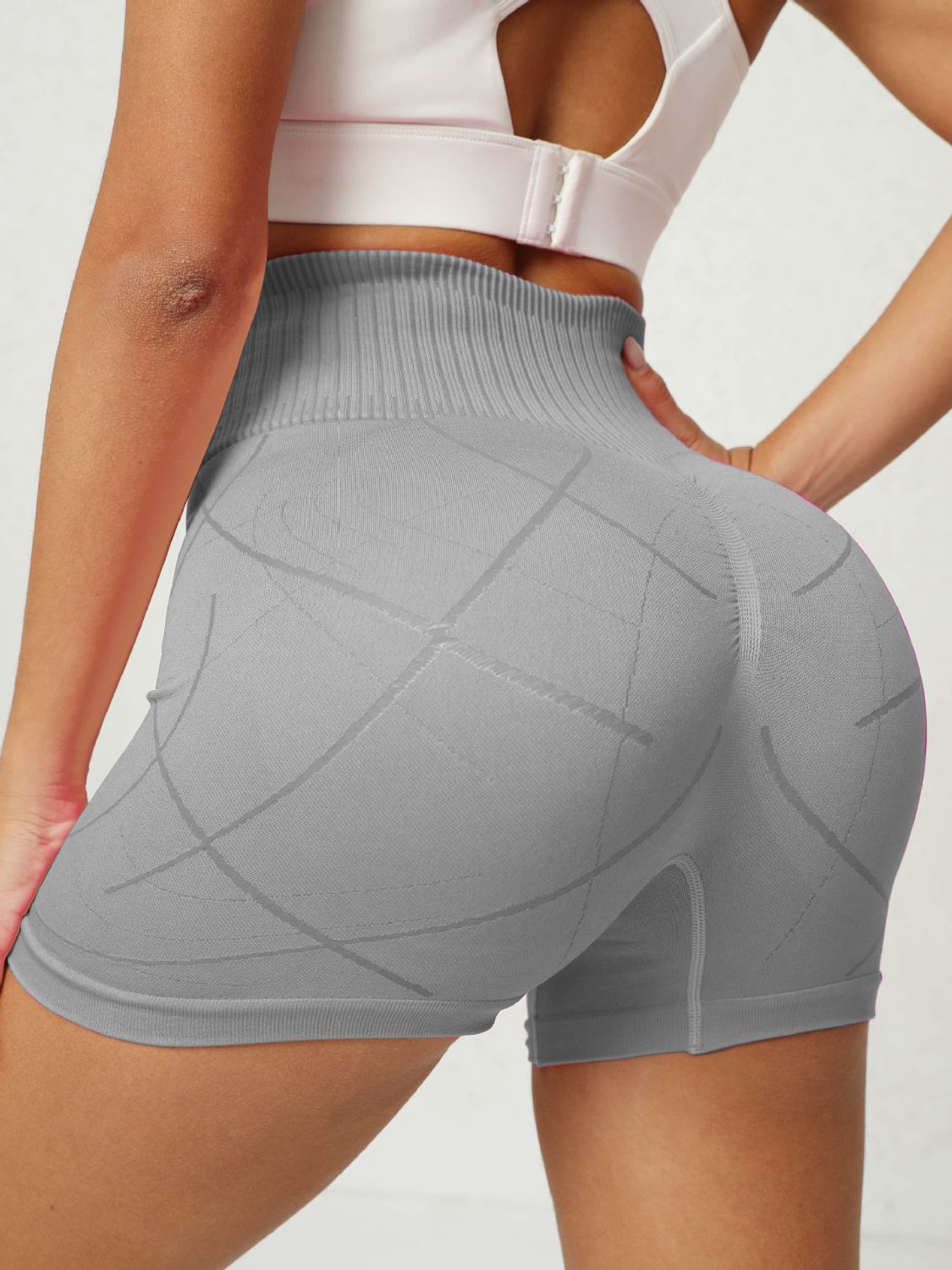 High Waist Active Shorts 