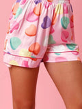 Button Up Half Sleeve Shirt and Shorts Lounge Set Lingerie & Nightwear