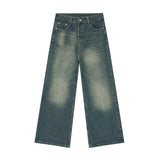 Wide Leg Jeans with Pockets 