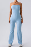 Sleeveless Straight Active Jumpsuit 