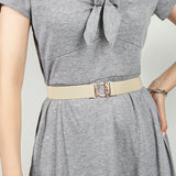 Toggle Clasp Elastic Belt 