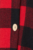Heimish Full Size Plaid Button Front Hooded Shirt 