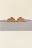Zinc Alloy Buckle Elastic Belt 