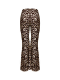 Leopard Flare Pants Flares