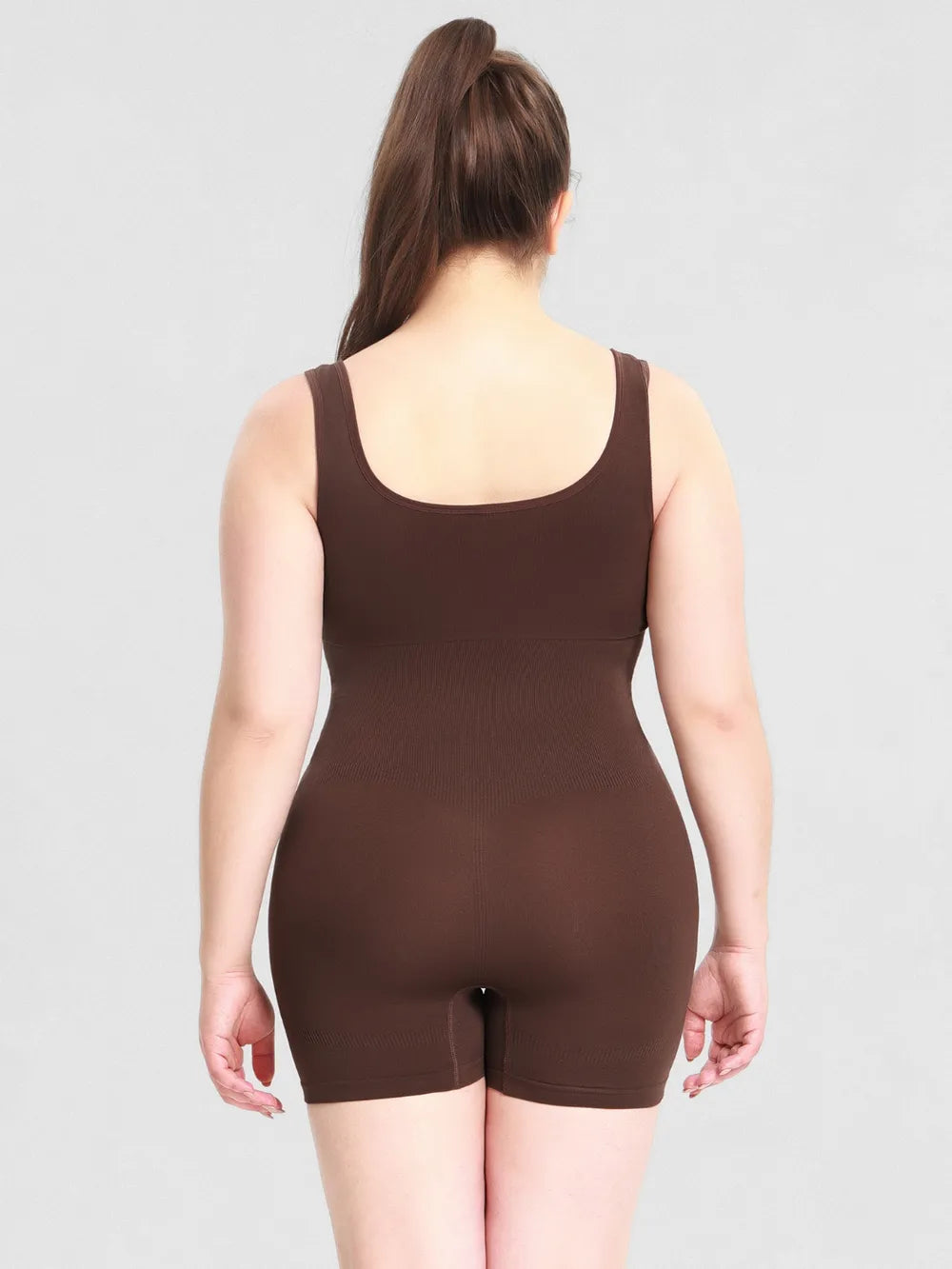 Scoop Neck Wide Strap Shaping Romper Lingerie & Nightwear