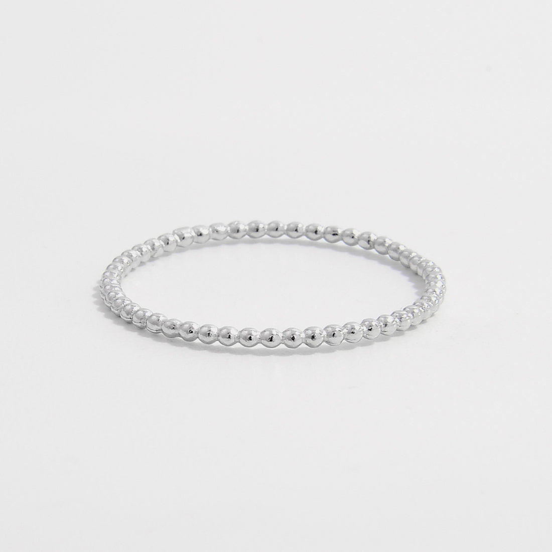 925 Sterling Silver Bead Ring 