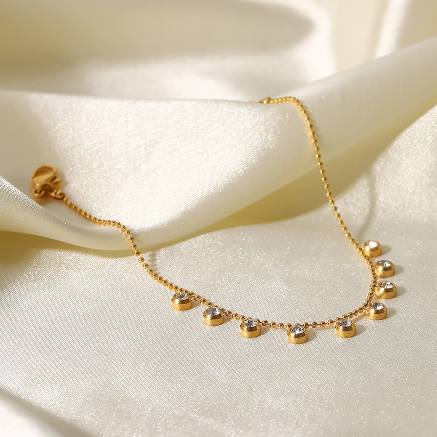 Zircon 18K Gold-Plated Necklace 