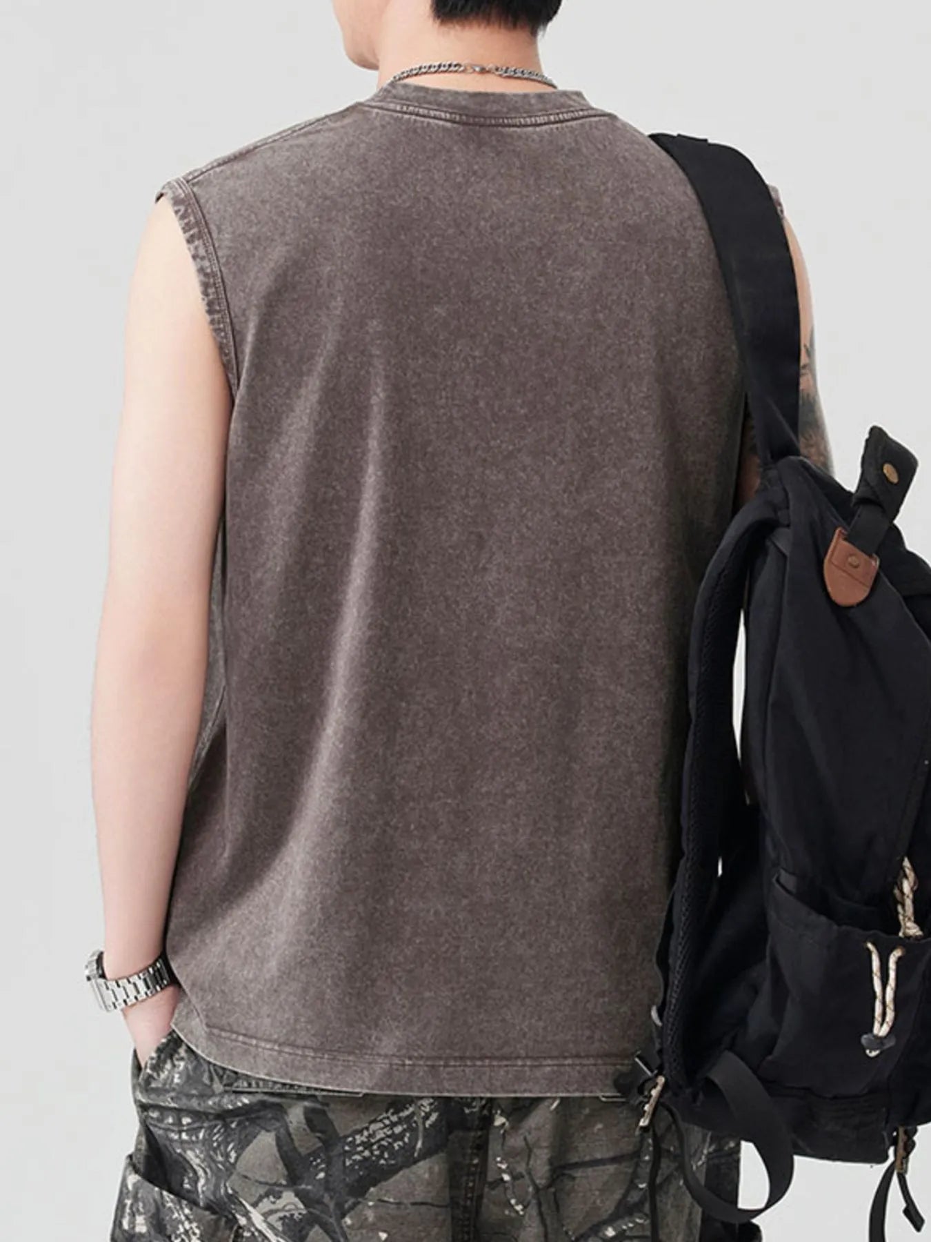 Men's Spider Round Neck Tank 