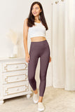 Double Take Wide Waistband Sports Leggings 
