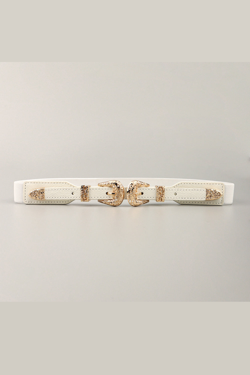 Double Buckle Elastic Belt 