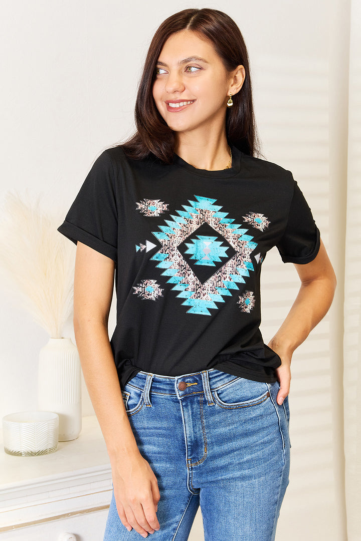Simply Love Graphic Short Sleeve T-Shirt 