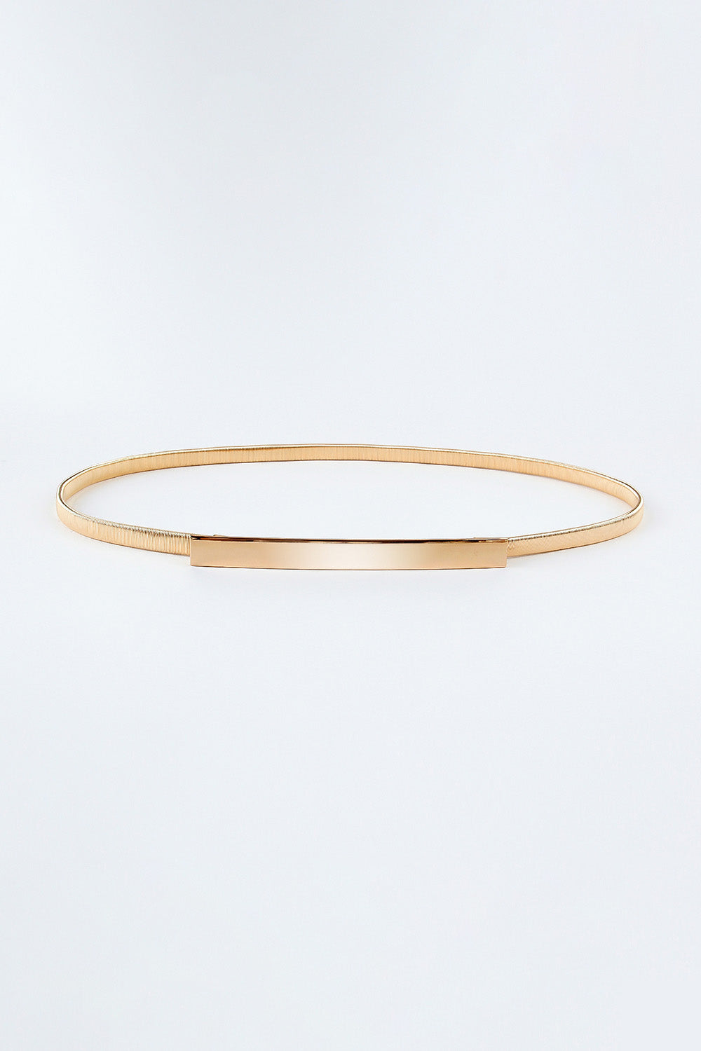 Elastic Iron Skinny Belt 