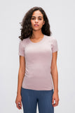 Millennia Round Neck Short Sleeve Active T-Shirt 
