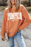 Letter Graphic Long Sleeve Sweatshirt 