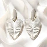 Alloy Textured Earrings 