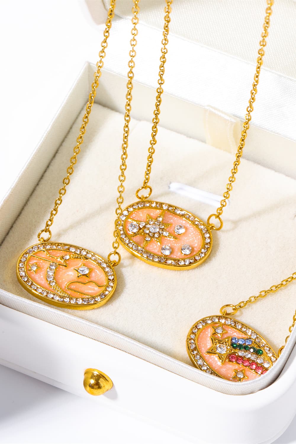 Stars in the Plate Pendant Copper Necklace 