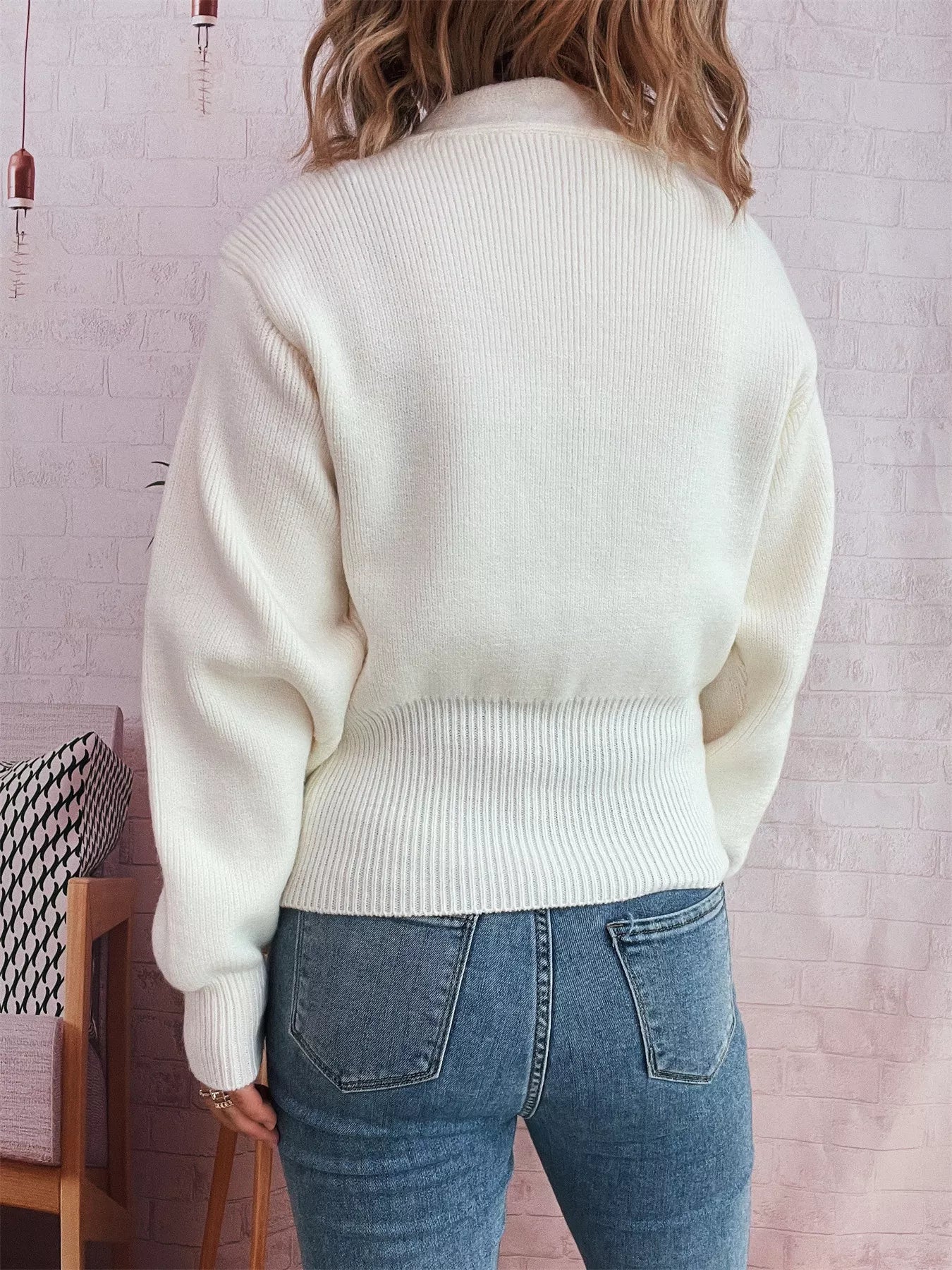 Button Up Long Sleeve Cardigan 