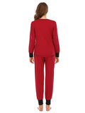 Round Neck Top and Pants Lounge Set Lingerie & Nightwear