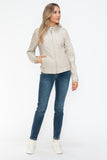 Snobbish PU Leather Biker Jacket with Side Zip Pockets 