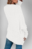 Double Take Pocketed Open Front Long Sleeve Cardigan 
