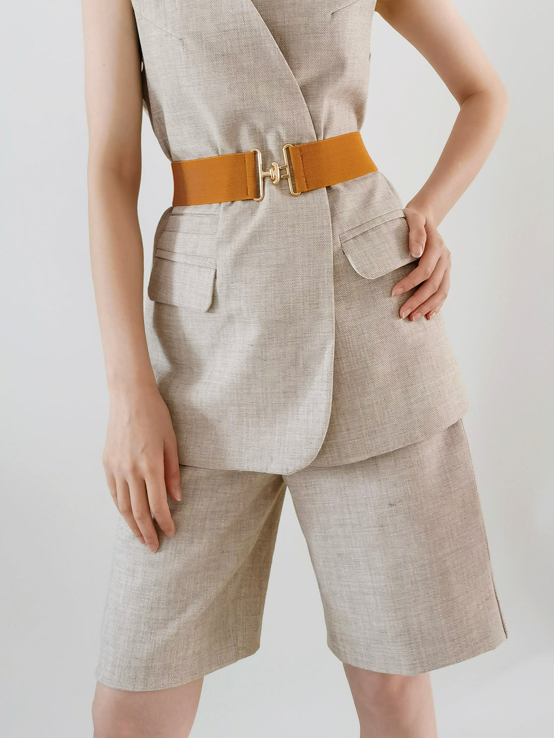 Elastic Wide Belt 