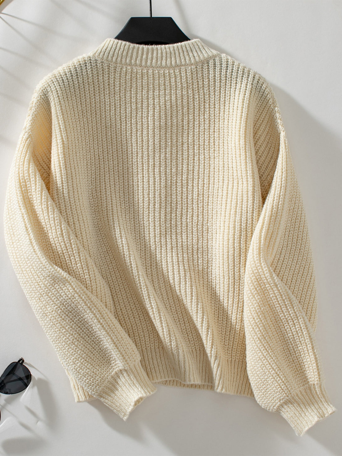 Button Down Long Sleeve Cardigan 