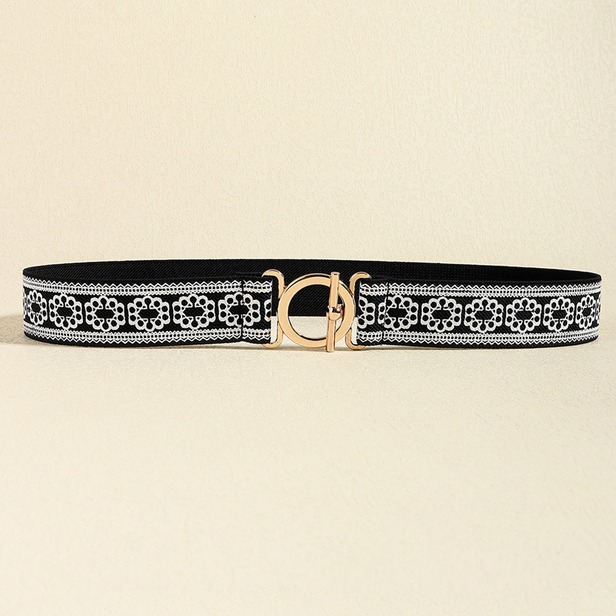 Toggle Clasp Elastic Belt 