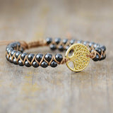 Alloy Natural Stone Braided Bracelet Accessories