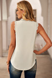 Eyelash Lace V-Neck Tank Top 