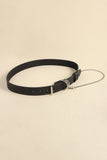 PU Leather Alloy Chain Belt 