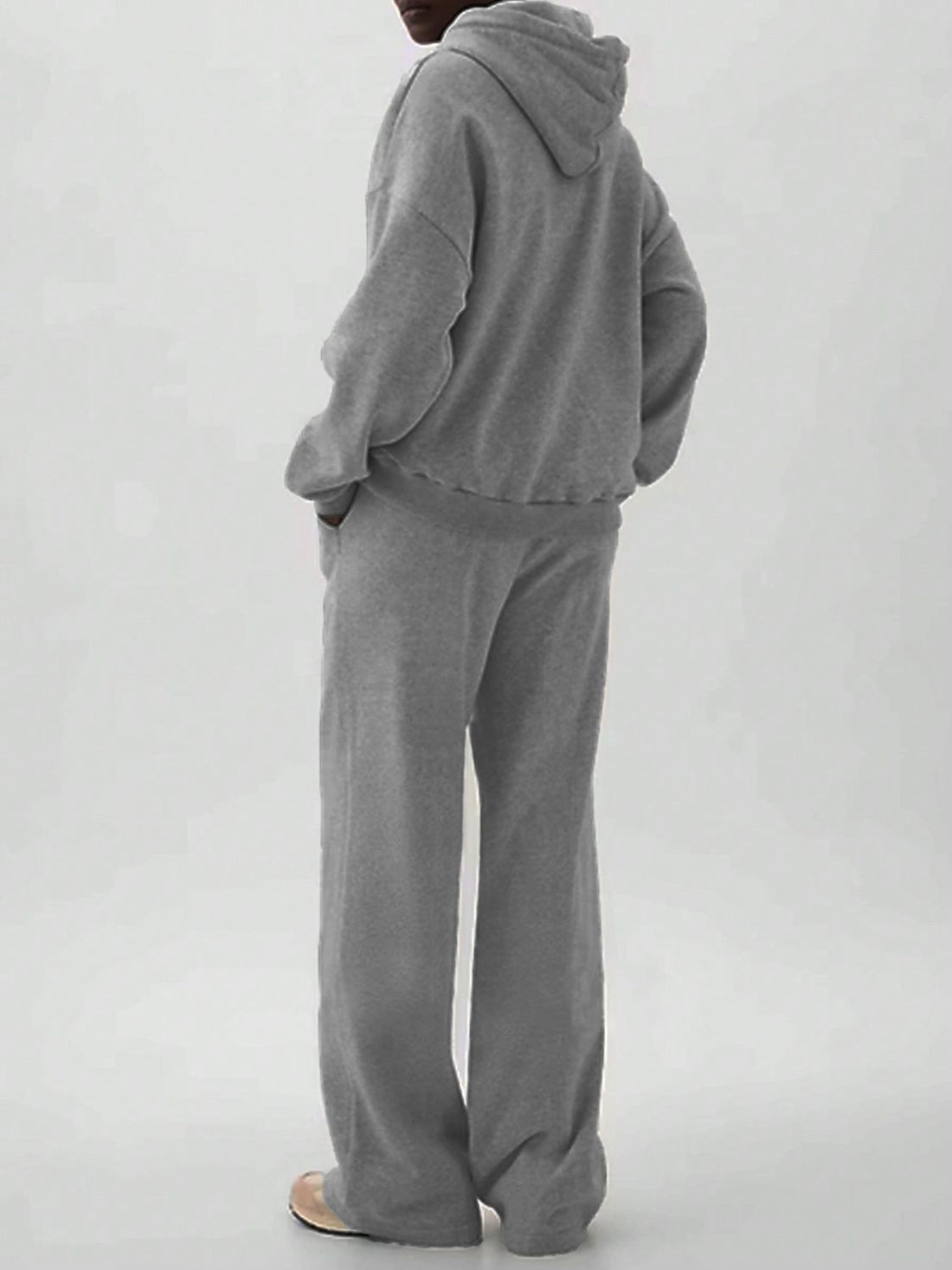 Devine Long Sleeve Hooded Jumpsuit with Pockets 