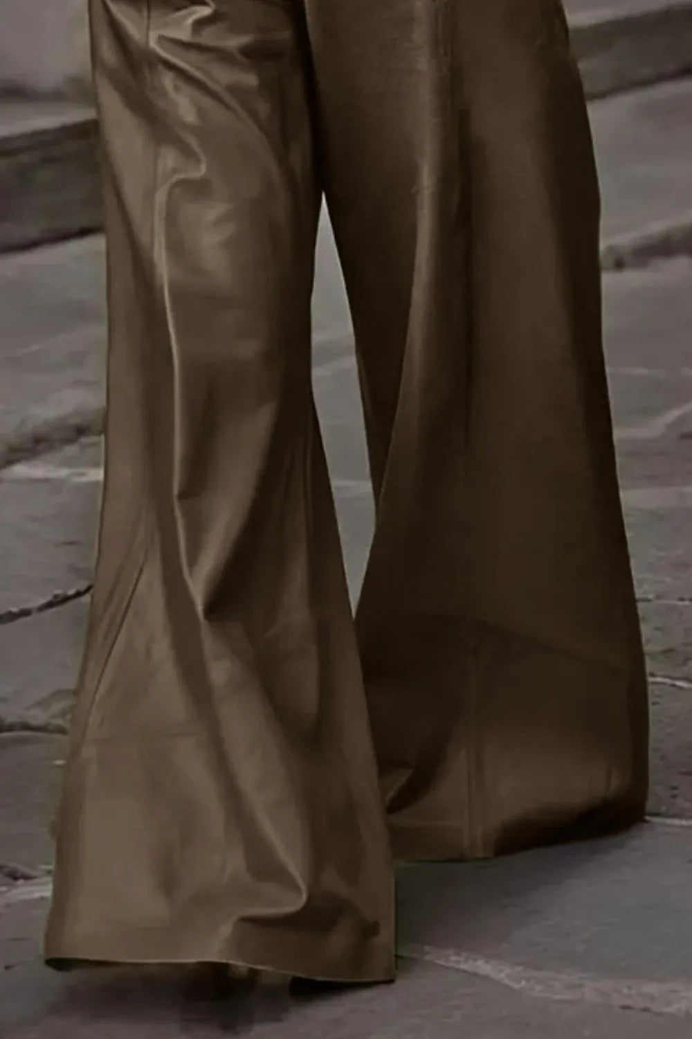 High Waist Wide Flare Pants 
