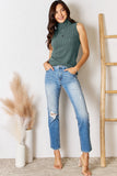 Basic Bae Full Size Ribbed Turtleneck Tank 