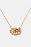 Stars in the Plate Pendant Copper Necklace 