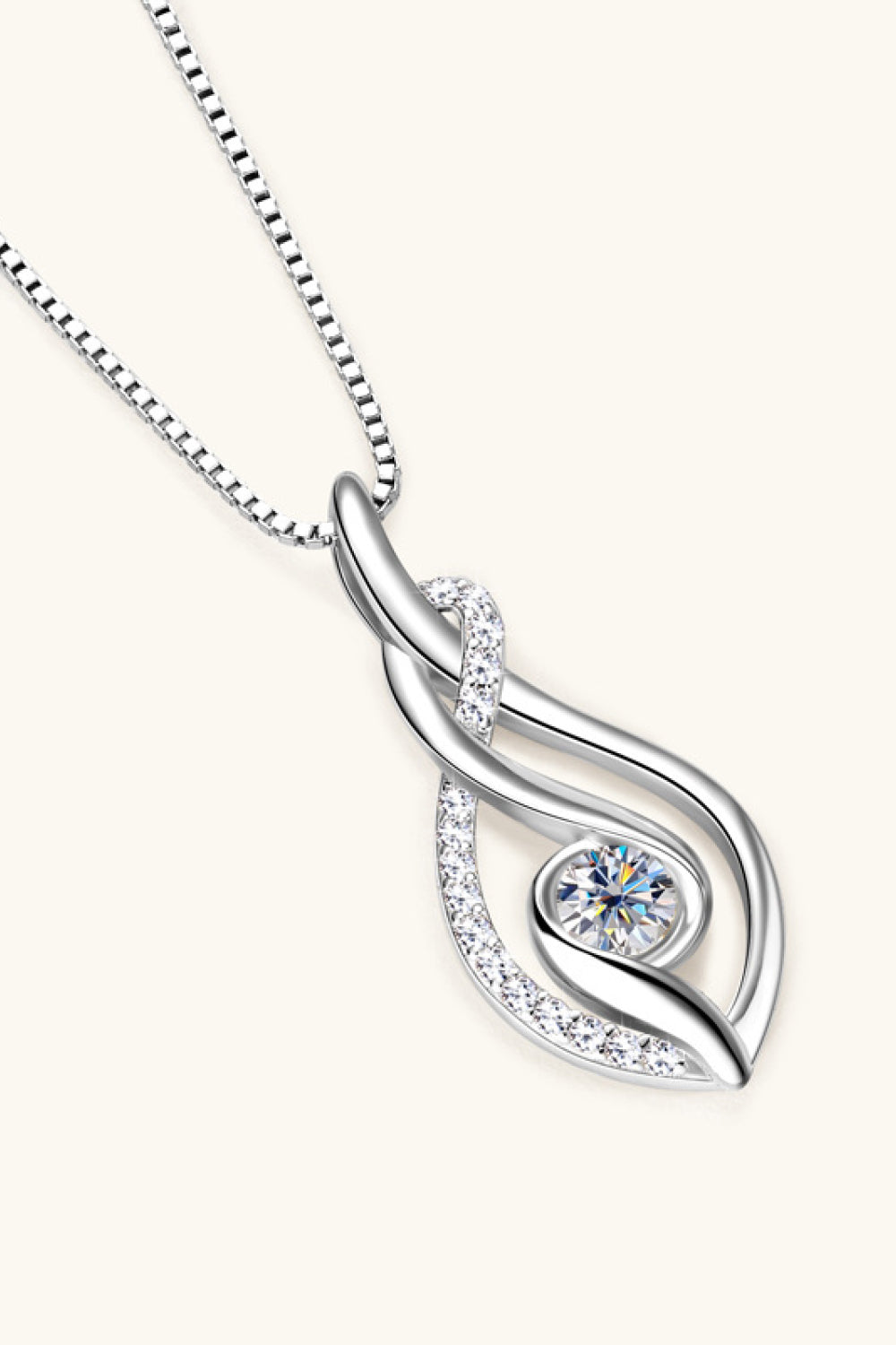 Moissanite 925 Sterling Silver Necklace Accessories