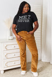 Simply Love Letter Graphic Round Neck T-Shirt 