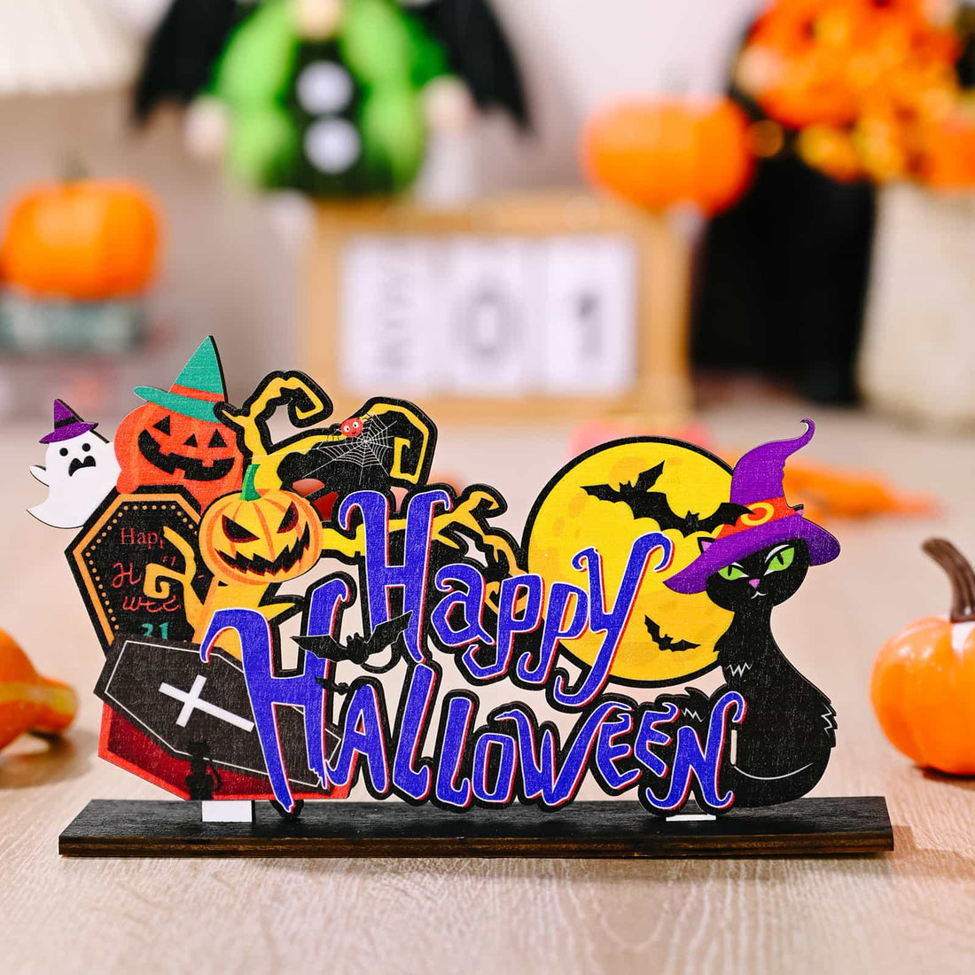 Assorted 2-Piece Halloween Element Ornaments 
