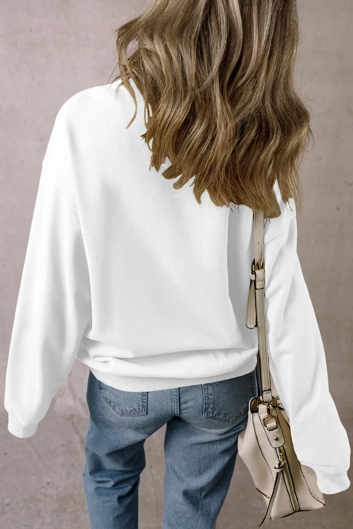 Pumpkin Graphic Long Sleeve Sweatshirt 