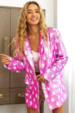BiBi Star Pattern Sequin Blazer 