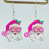Geometric Shape Acrylic Dangle Earrings 