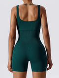 Basic Bae Ribbed Sleeveless Active Romper 