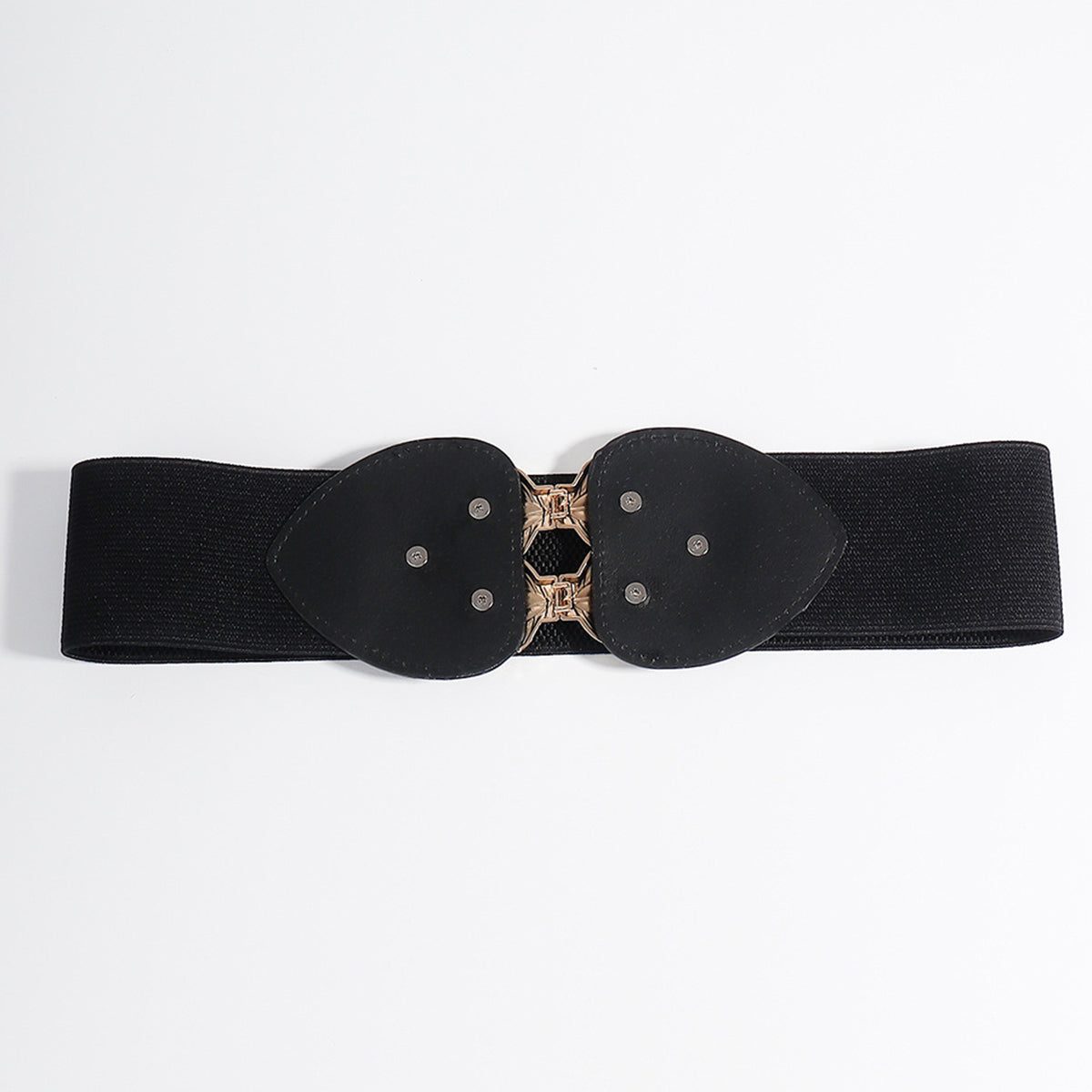 Alloy Leaf Buckle Elastic Belt 
