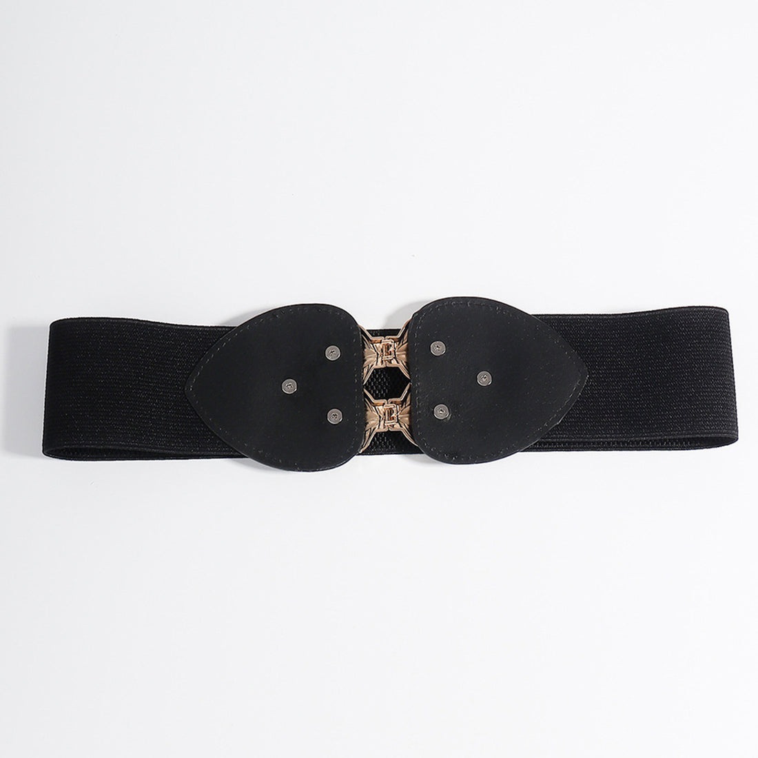 Alloy Leaf Buckle Elastic Belt 