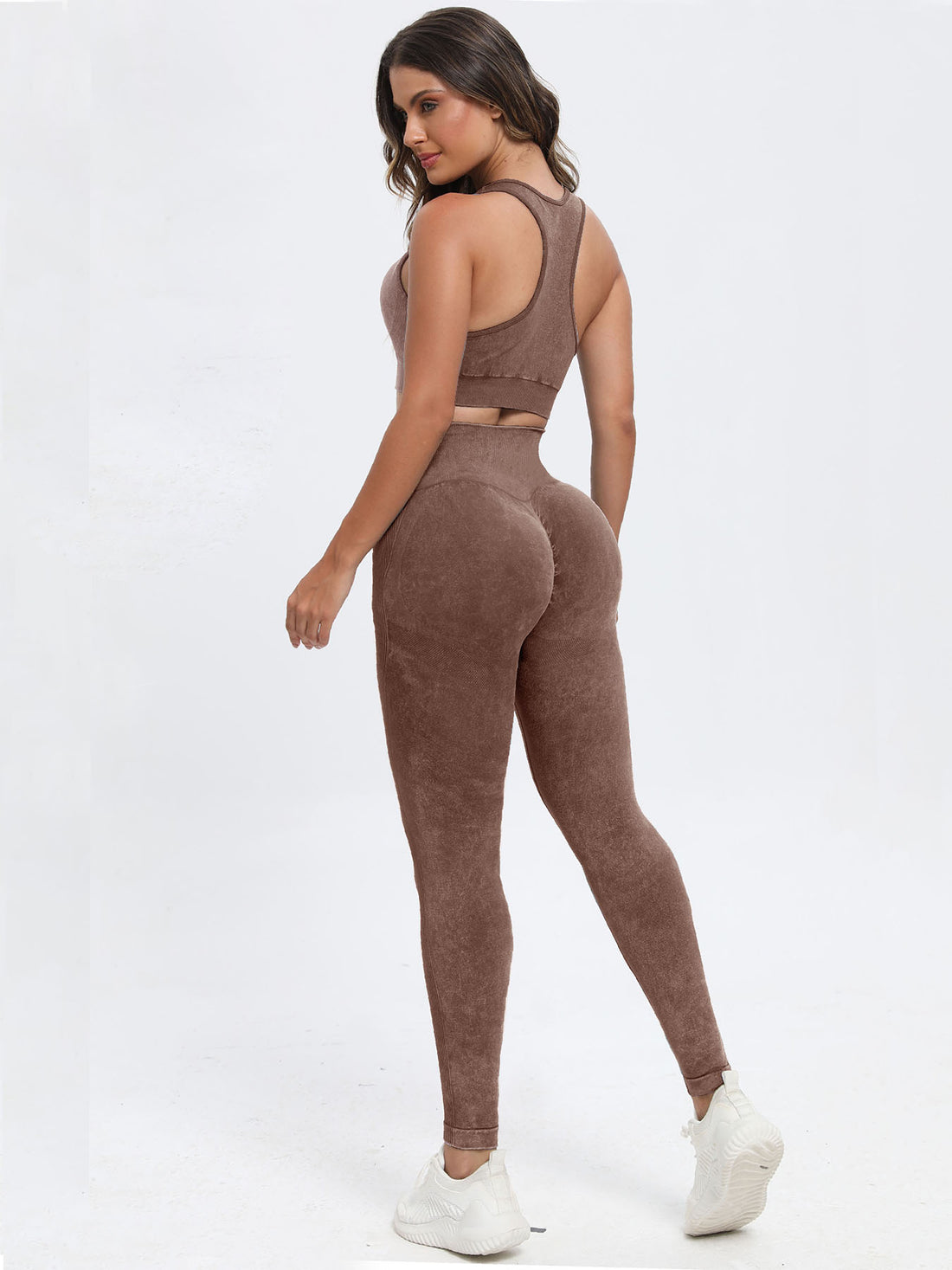 Scoop Neck Wide Strap Top and Pants Active Set 