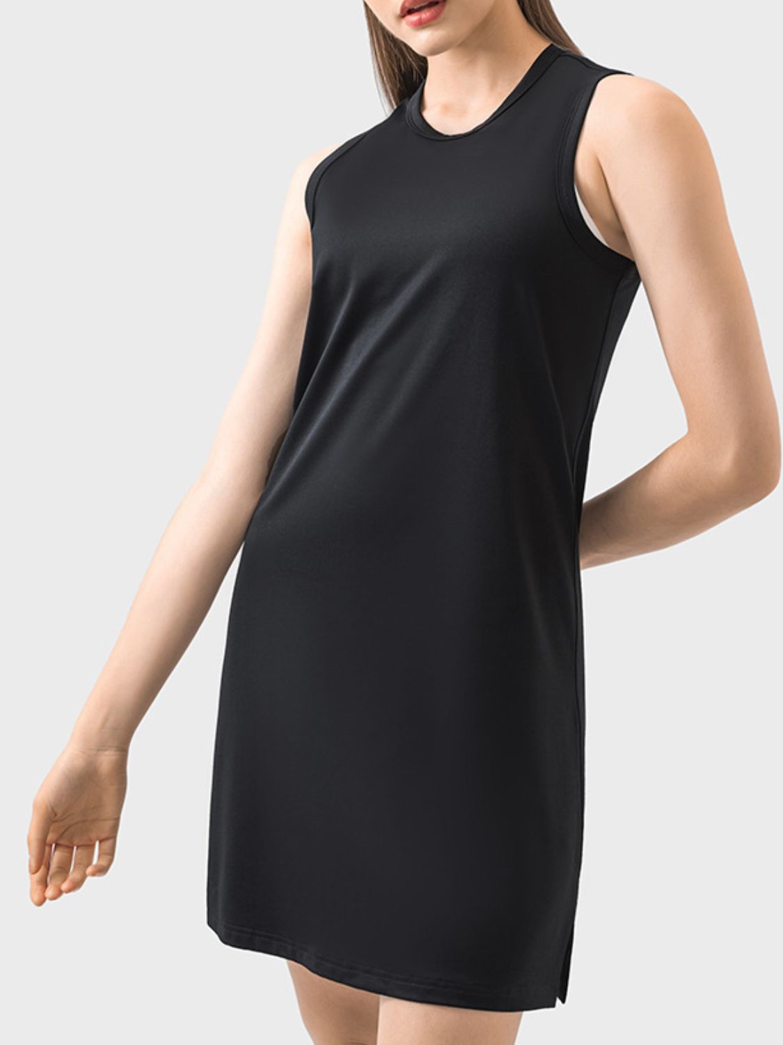 Millennia Round Neck Sleeveless Active Dress 