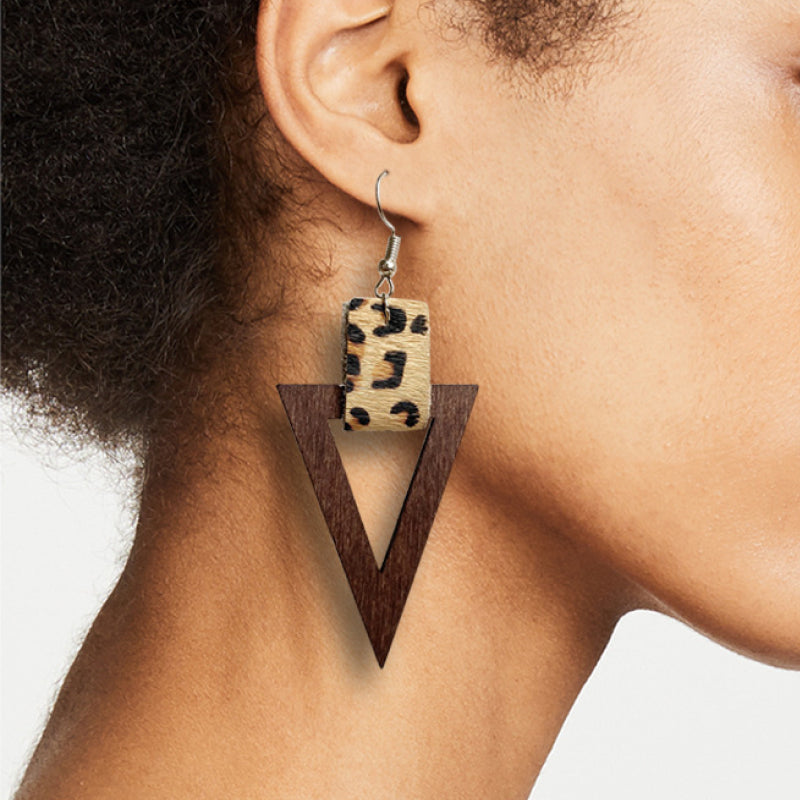 Geometric Drop Earrings 