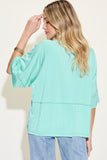 Basic Bae Full Size Bamboo Round Neck Exposed Seam T-Shirt 