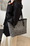 Bow Trim Polyester Tote Bag 